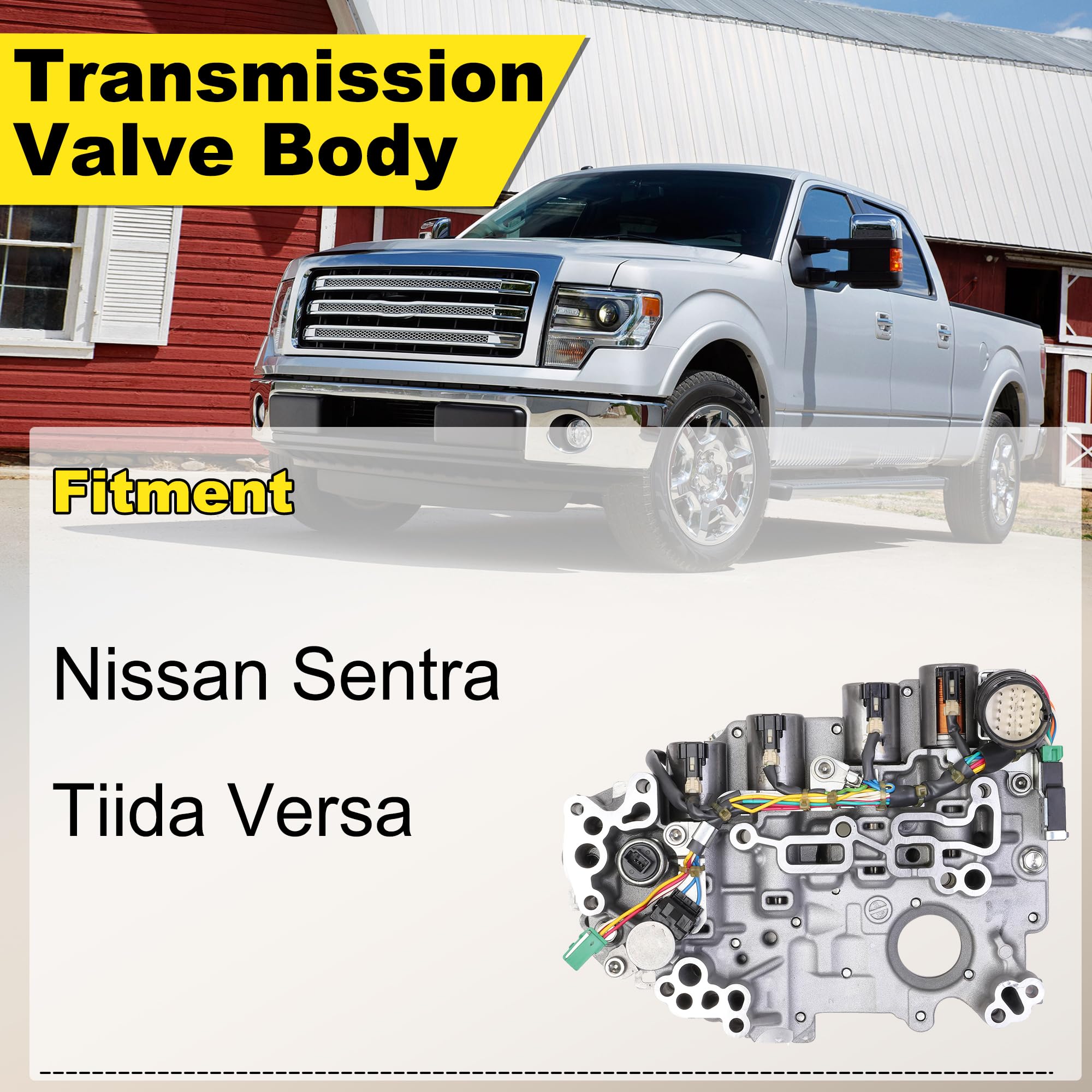 JF015E Transmission Valve Body W/Solenoids Updated 2012up