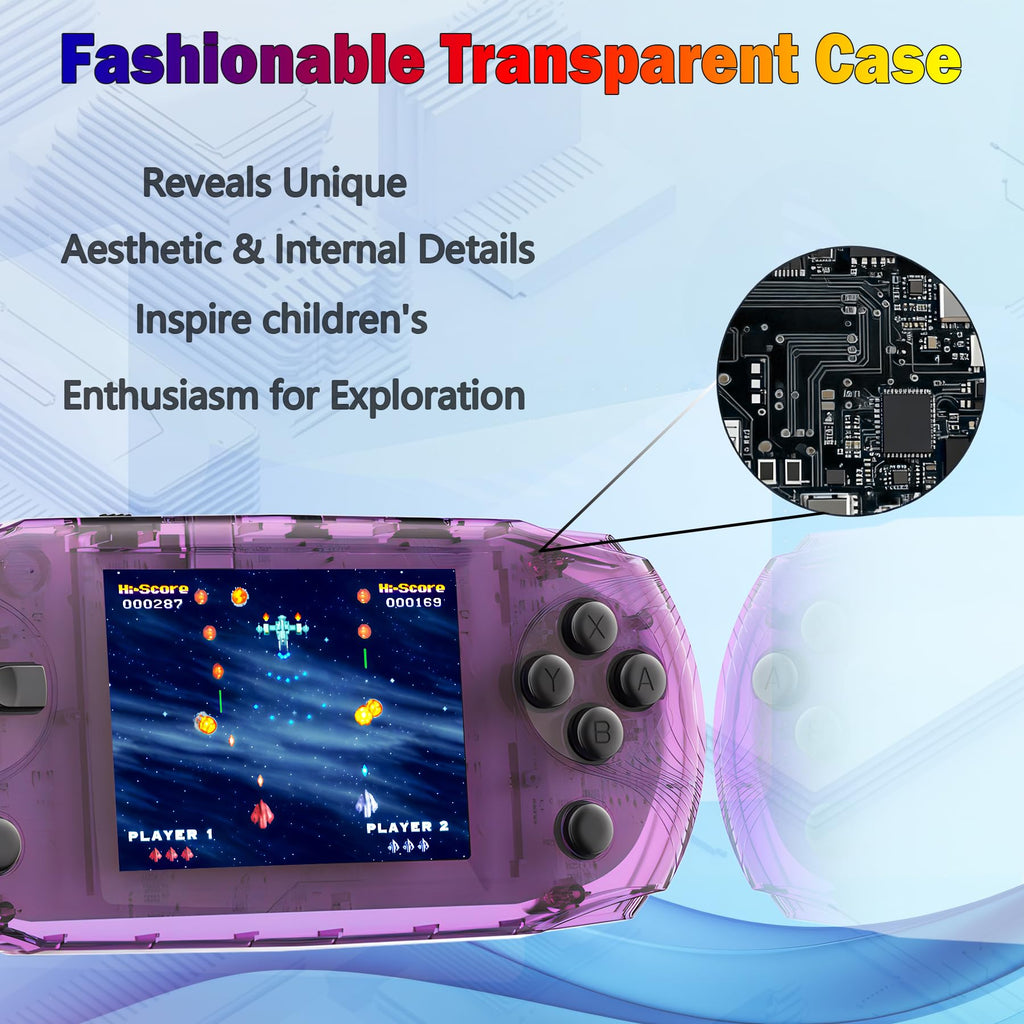 3.2" IPS Large Screen Handheld Game Console for Kids Preloaded 100 Retro Video