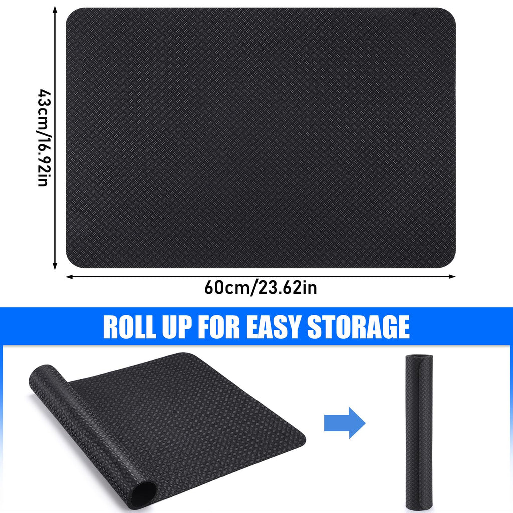 TOBWOLF Double-Sided Non-Slip Under Desk Elliptical Mat