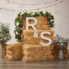 FloraCraft Decorative Straw Bale 9.5 Inch x 12 Inch x 24 Inch Natural
