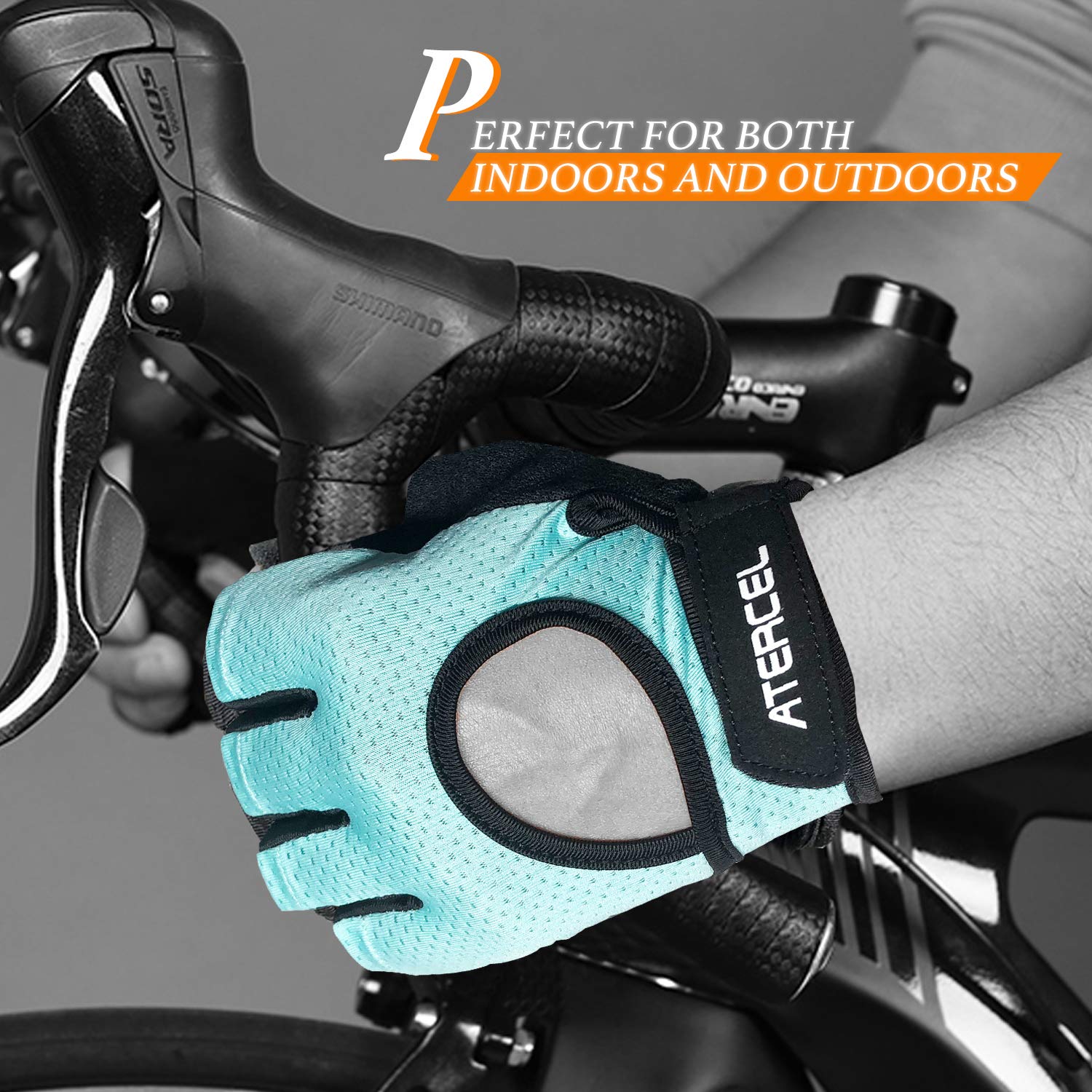 ATERCEL Weight Lifting Gloves Full Palm Protection, Workout Gloves for Gym,