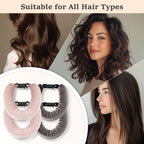 Heatless Hair Curler Set – 4PCS Velvet Overnight Blowout Rods for Heatless