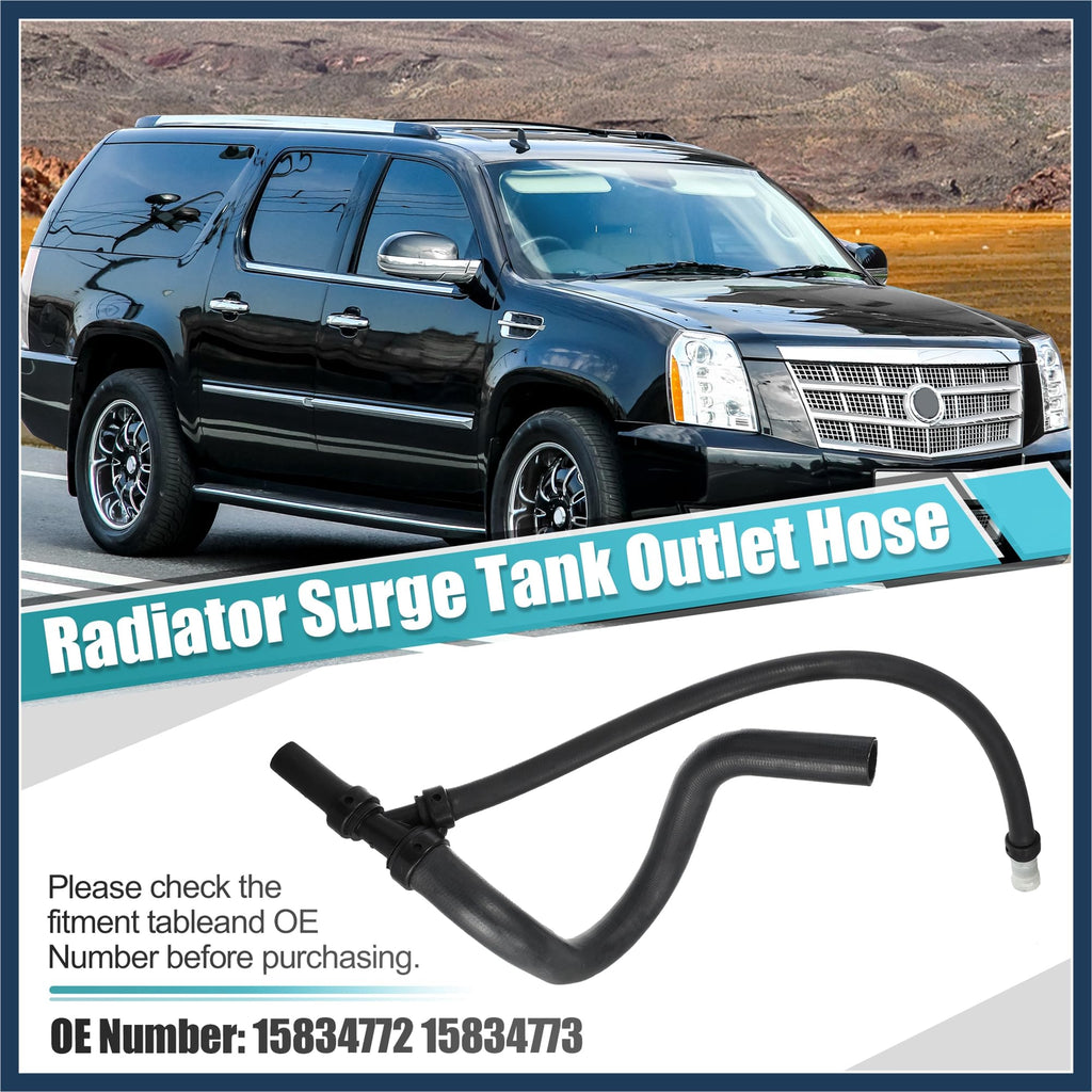 Radiator Surge Tank Outlet Hose 15834772 15834773 GM Truck SUV Coolant Hose