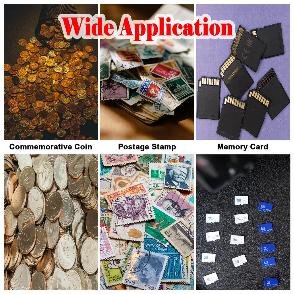 Intendvision Coin Album - 20 Pages, 360 Pockets Two Coin Size, Coin Collection