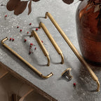 Goo-Ki 12 Pack 7-1/2 Inch （192mm） Hole Center Cabinet Pulls Antique Brass Zinc