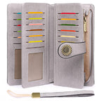 SENDEFN Wallets for Women Leather Credit Card Holder with RFID Blocking Large