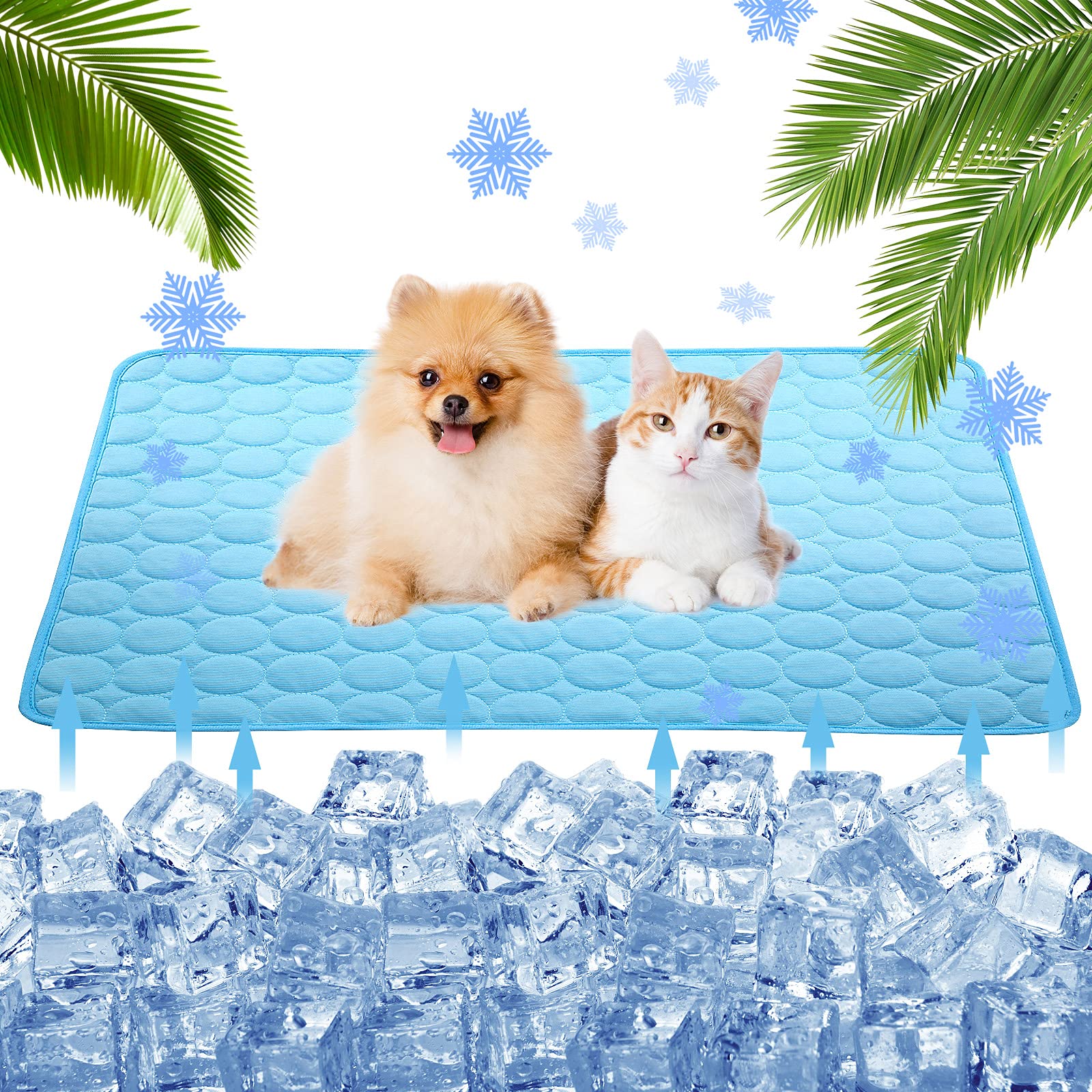 Cooling Mat for Dogs Cats Self Cooling Mat,Dog Cooling Mat-Upgraded Pet Cooling