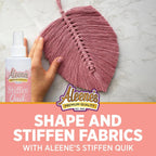 Aleene's 15581 Stiffen-Quick Fabric Stiffening Spray 8oz,Original Version,