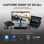 Pengo 4K HDMI Capture Card USB 3.0 1080p60 Pass Through PS5 Xbox Switch