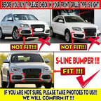 Front Fog Light Lamp Lower Cover Grille Compatible With Audi Q5 Sport S-line