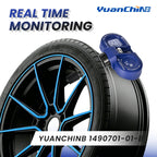 YUANCHINB Bluetooth TPMS Sensor Compatible with 2020-2026 Tesla Model 3 Model Y Model S Model X Tire Pressure Monitoring System Replaces OE 1490701-01-B 1490701-00-B 1PC