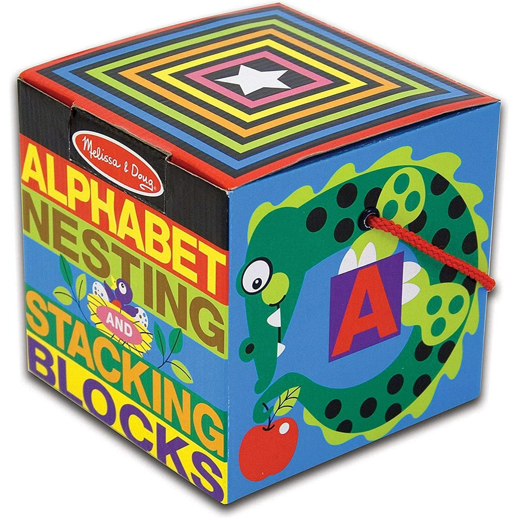 Melissa & Doug Alphabet Nesting and Stacking Blocks - as seen in Baby Einstein