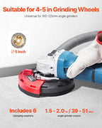 VEVOR Grinding Dust Shroud for Angle Grinder, Universal 4-5 in, Surface Grinder