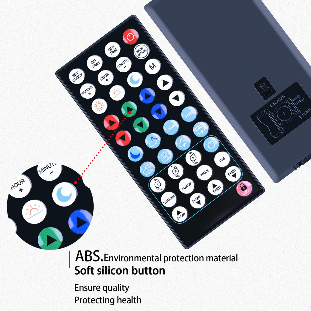 OPEN BOX Aquarium Lighting Control Replacement Remote Control Compatible with