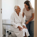 KMINA - Toilet Safety Rails for Seniors (330 lbs) Toilet Safety Frame
