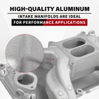 FGJQEFG Intake Manifold Aluminum Dual Plane Compatible with 1967-2003 Small