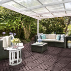 VANCASTLE 36 Pack Interlocking Deck Tiles, 12"x12" Patio Pavers, Heavy Duty