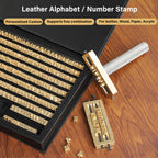 WUTA Brass Stamping Tools Flexible Letters Numbers Alphabets Symbols Characters