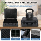 Trading Card Storage Box 600+ Toploaders MTG Sports Cards Hard Case