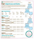 KWIK-SEW PATTERNS K0198 Baby Dresses & Panties, in One Envelope (S - XXL)