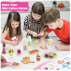 12 Making Miniature Food Toys Set, DIY, Resin Play, NOT Edible, Kitchen Mini