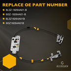 Rear Left Door Lock Latch Actuator, Upper and Lower Rear Left Driver Side, Compatible with 2004 2005 2006 2007 2008 Ford F150 Extended Cab Pickup, Repalces 6l3Z-18264A01-B 8L3Z18264A01B