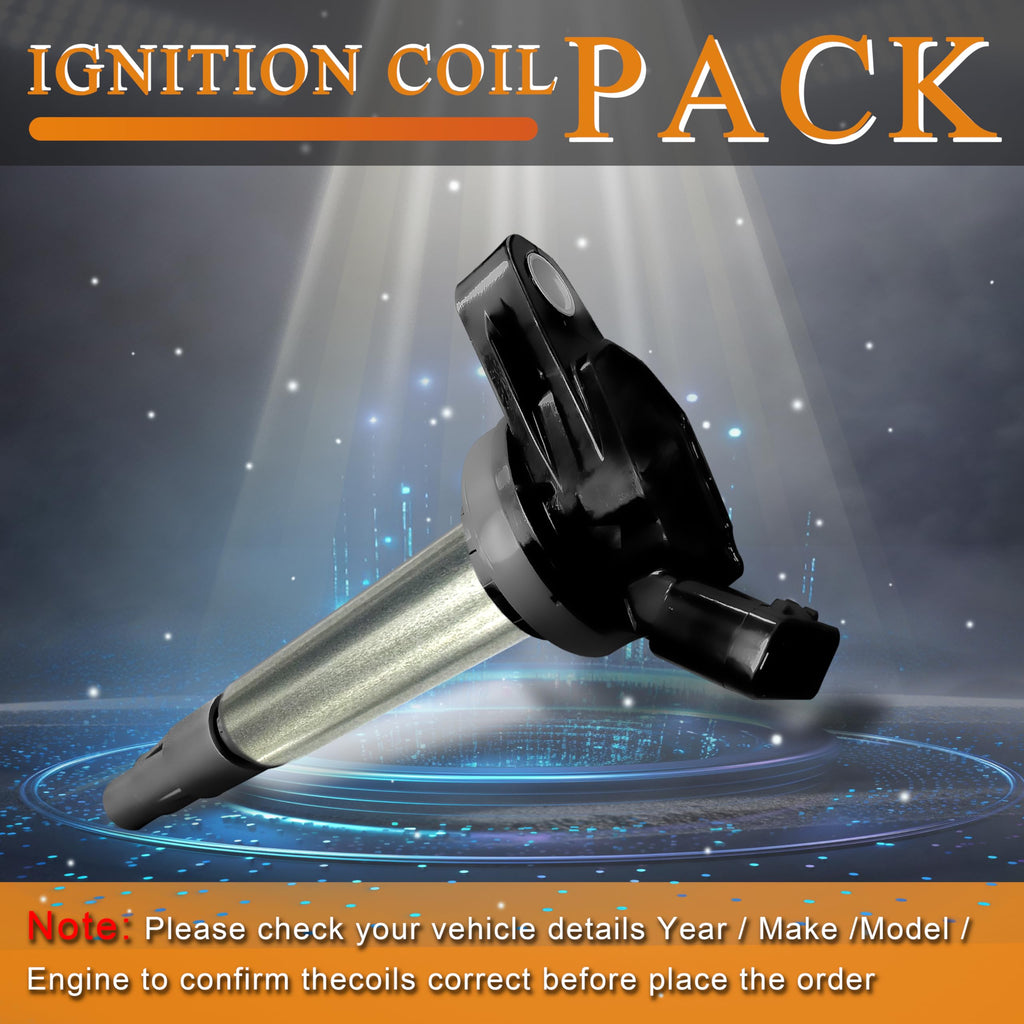Ignition Coil Pack for Toyota & Corolla: Set of 4 Coils Pack OE # UF596 UF619
