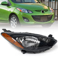 Huray Halogen Headlight Assembly for Mazda 2 2011 2012 2013 2014 RH Projector