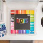 IRIS USA 5 Drawers Scrapbook Plastic Rolling Storage Cart with Organizer Top