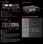 FX-Audio- L06 Fully Balanced Power Amplifier with VU Meter - 500W + 500W Dual