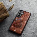 Carveit Handcrafted Case for Galaxy S26, (The Grim Reaper) Rosy