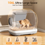 Meowant Large Space Automatic Litter Box for Multiple Cats