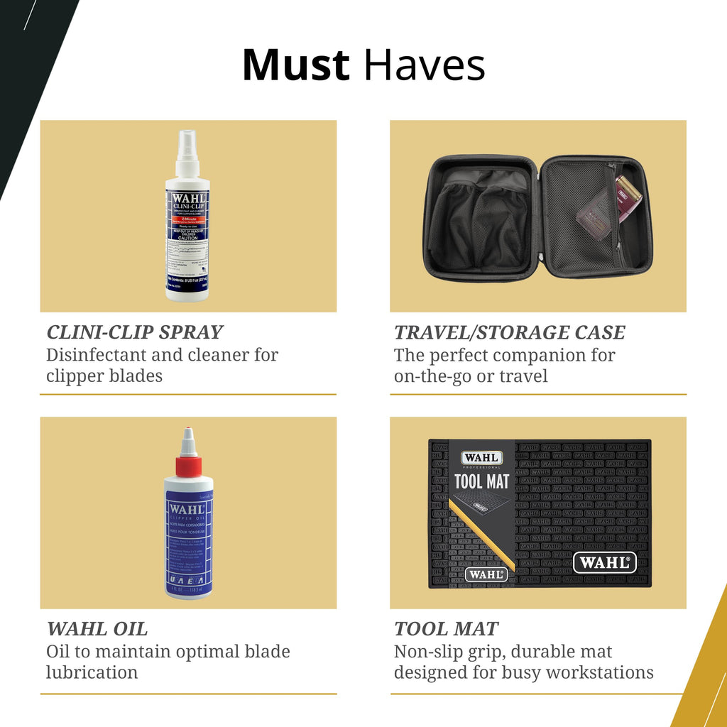 Wahl Professional Cordless Barber Combo, Magic Clip & Detailer Li, Lithium-Ion