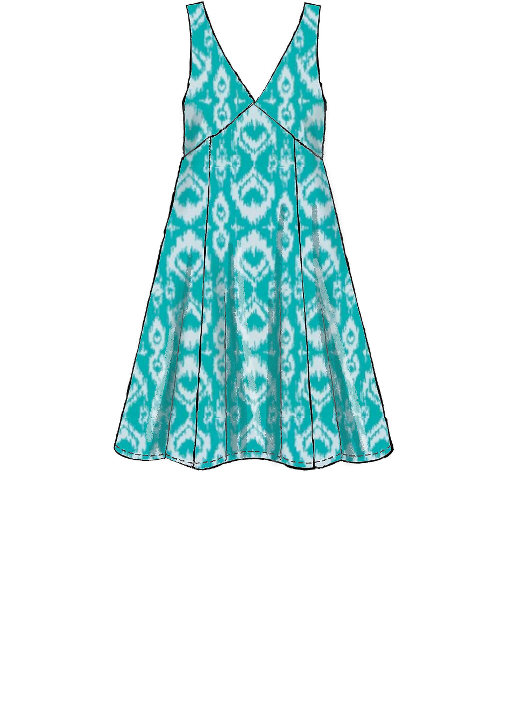 McCall's Patterns McCall's Women's Knee and Floor Length Pullover Dress, Sizes