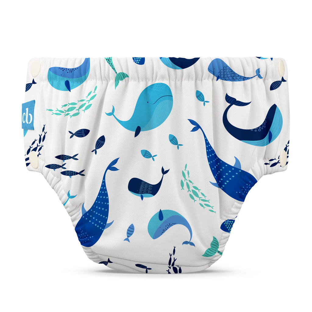 Charlie Banana Reusable Swim Diaper, XS Washable, with Easy On and Off Snaps for