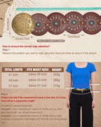 XZQTIVE Western PU Leather Belts for Woman Concho Cowgirl Cowboy Disc Belt for