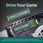 fanxiang S660 PCIe 4.0 1TB NVMe M.2 SSD for PS5 with Heatsink, Up to 5000MB/s,