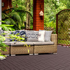 Goovilla Plastic Interlocking Deck Tiles, 36 Pack Outdoor Patio Flooring,