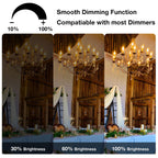 DAYBETTER E12 LED Bulb Dimmable, Chandelier Light Bulbs, Candelabra Light Bulbs