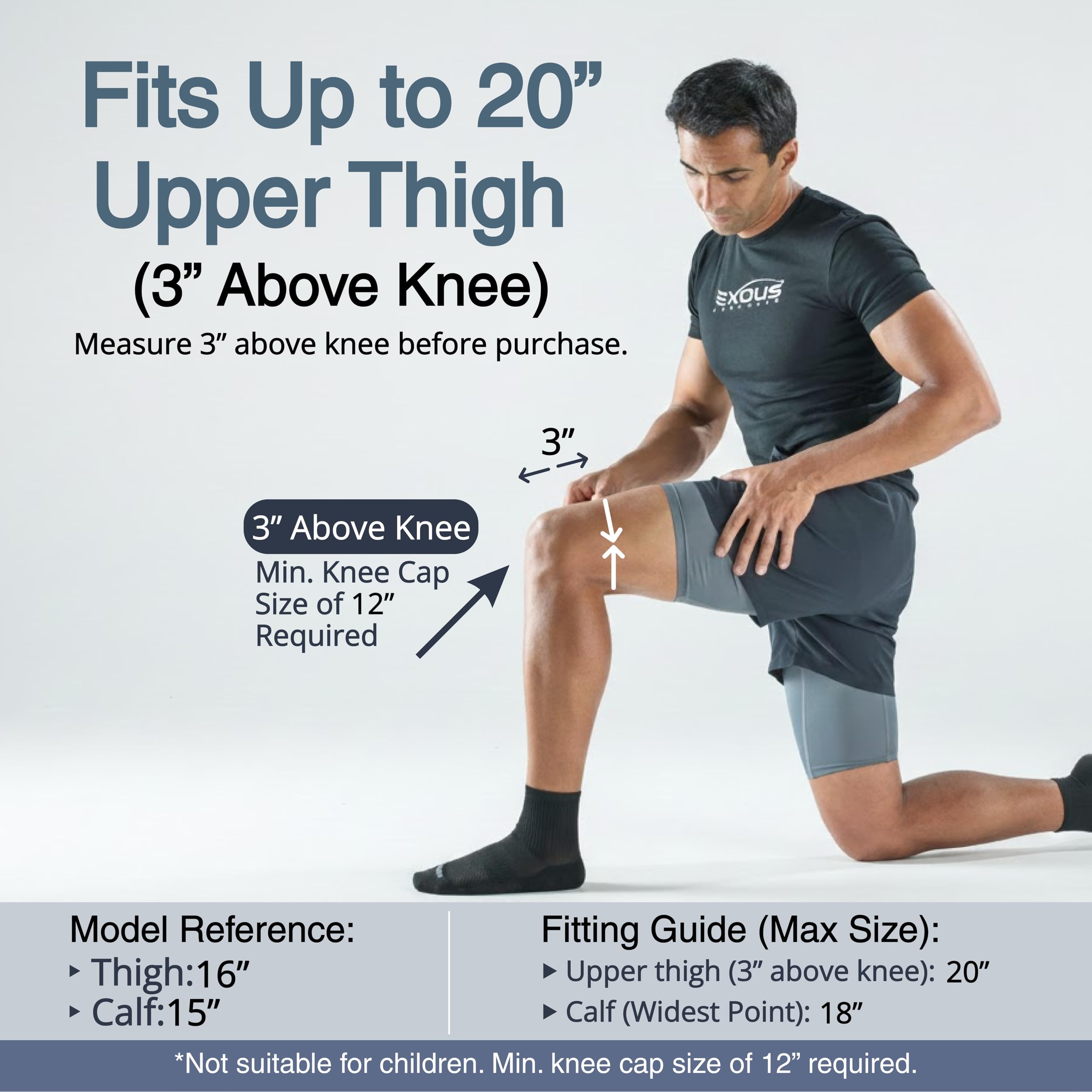 EXOUS BODYGEAR Knee Brace For Women & Men For Arthritis Acl, Mcl Pain Patented