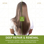 INOAR Hair Mask Macadamia Oil Wheat Protein Deep Hydration Repair 17.6oz Moist