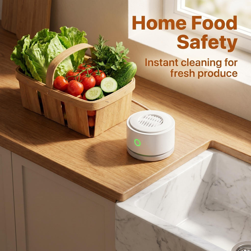 Food Purifier with Pesticide Removal, Hormone Degradation, Sterilization &