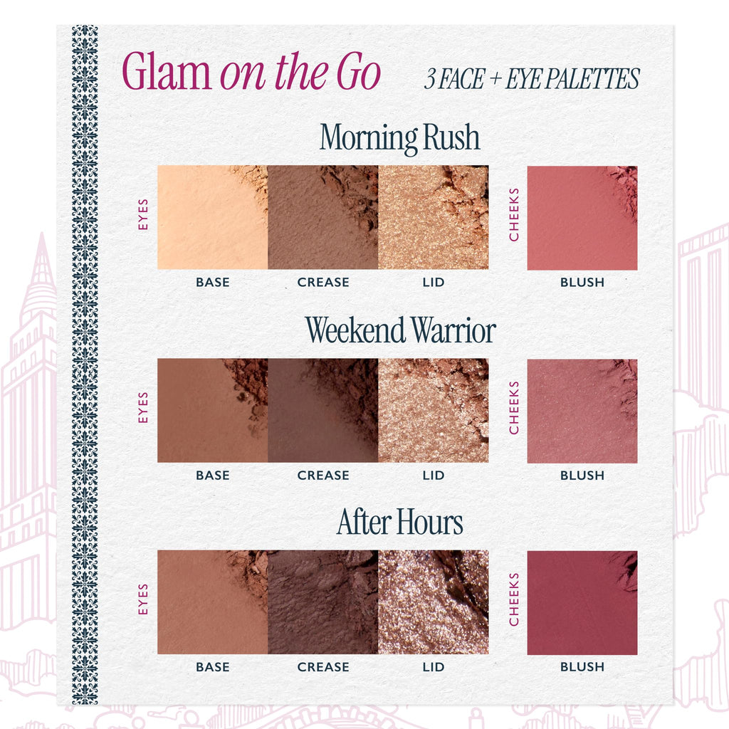 LAURA GELLER NEW YORK Glam On the Go Eyeshadow & Blush Palettes - Each Set