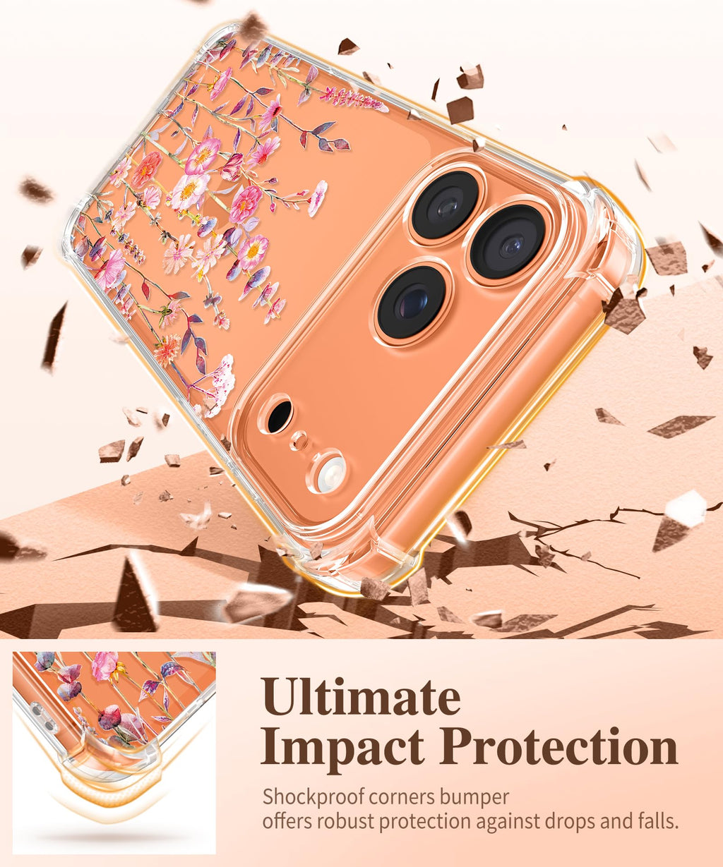 GVIEWIN for iPhone 17 Pro Max Case with Screen Protector, Upgraded [Full Camera