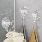 Antimbee 3 Pack Suction Cup Hooks, Clear Suction Cup Hanger, Removable Small