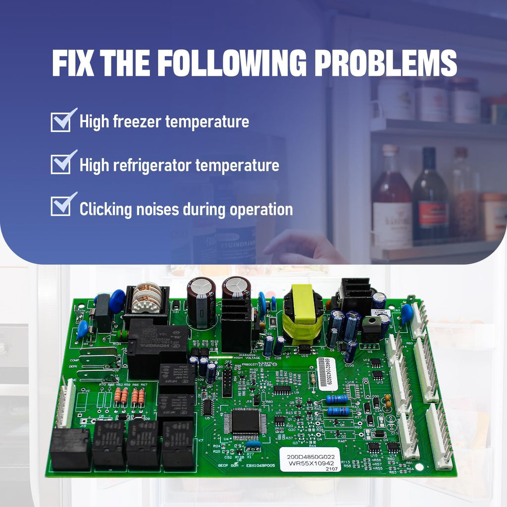 HPUY WR55X10942C WR55X10942 Replacement Control Board for GE Refrigerator