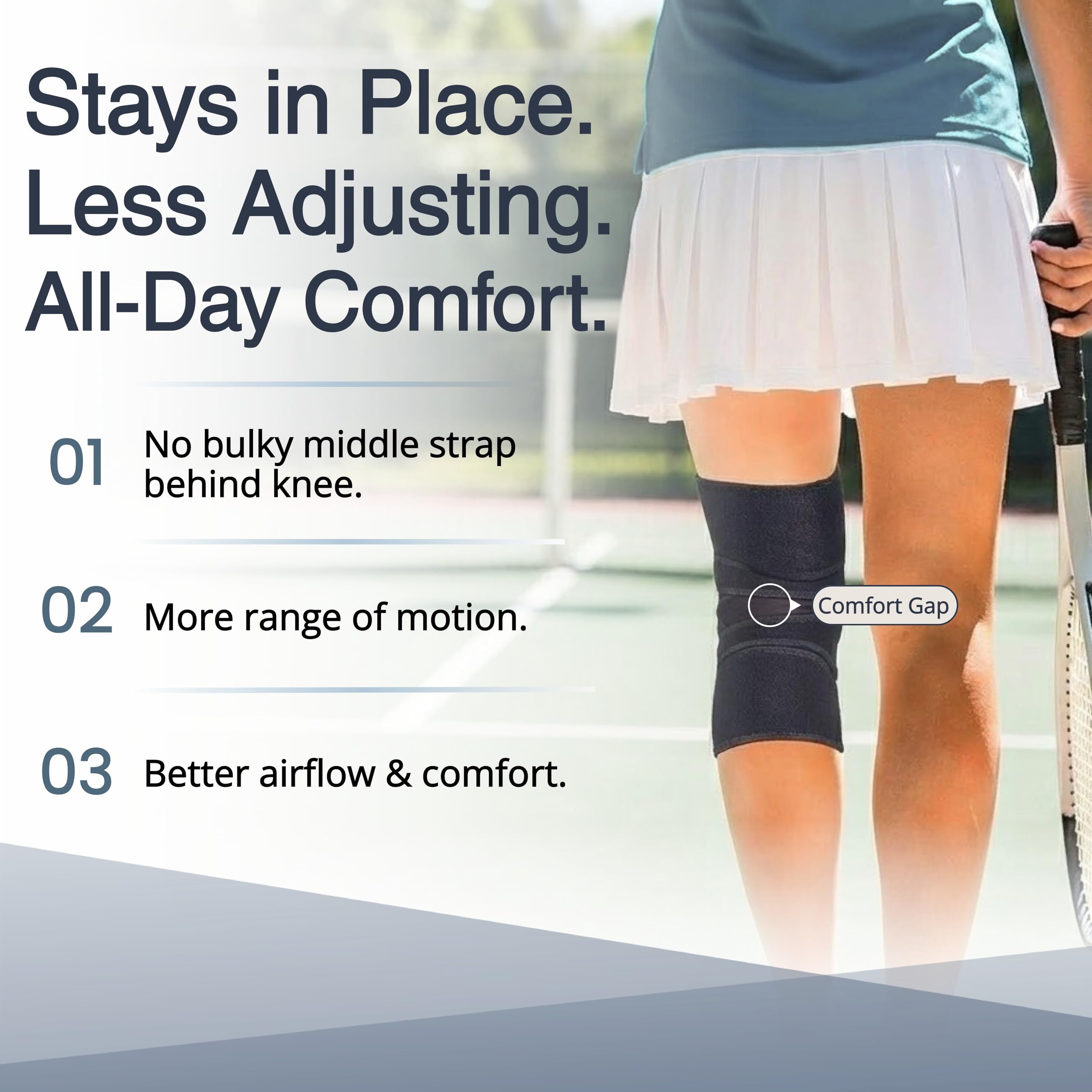 EXOUS BODYGEAR Knee Brace For Women & Men For Arthritis Acl, Mcl Pain Patented