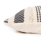 REDEARTH Boho Throw Pillow Covers Set of 2 Woven Tufted Farmhouse 18x18