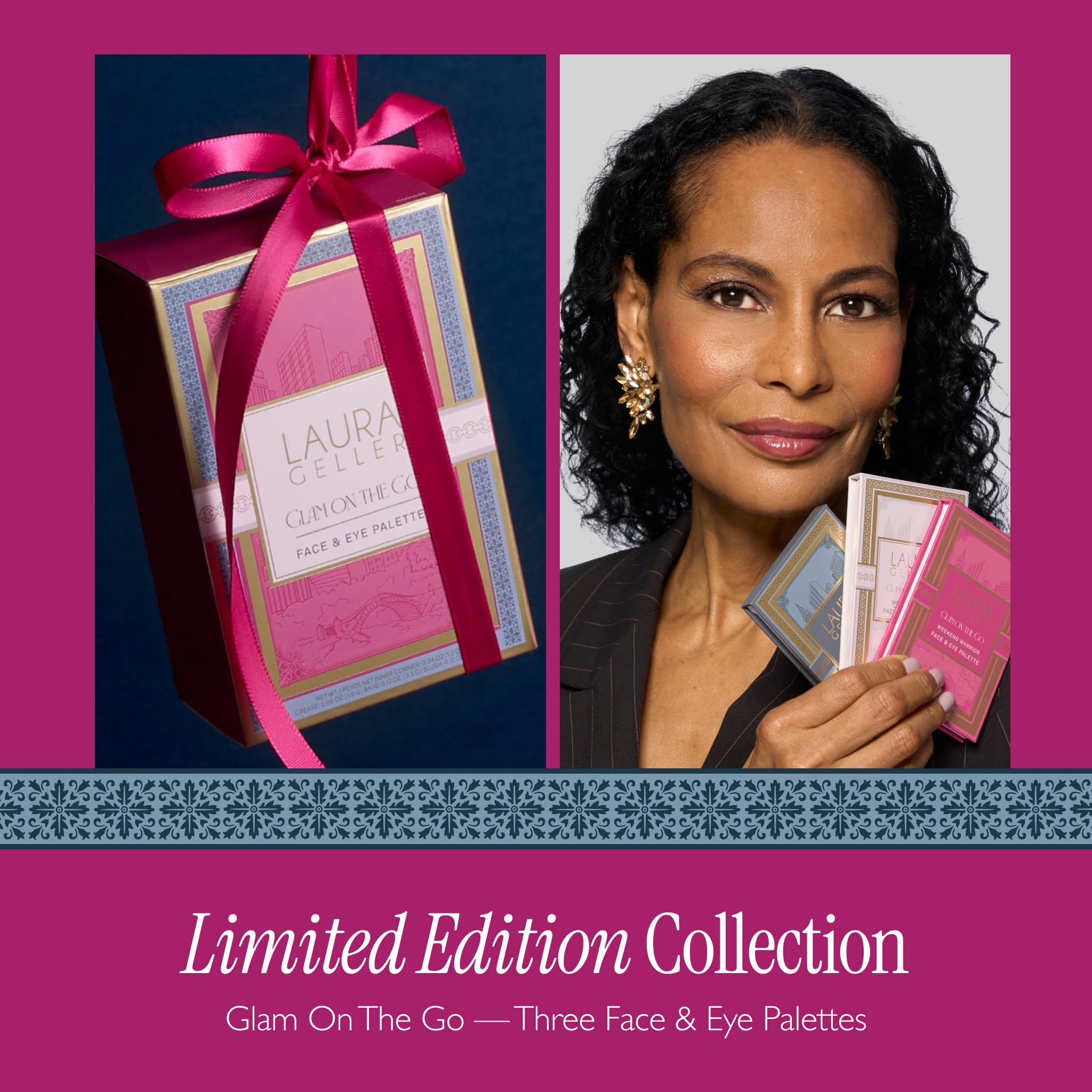 LAURA GELLER NEW YORK Glam On the Go Eyeshadow & Blush Palettes - Each Set