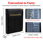 Intendvision Coin Album - 20 Pages, 360 Pockets Two Coin Size, Coin Collection